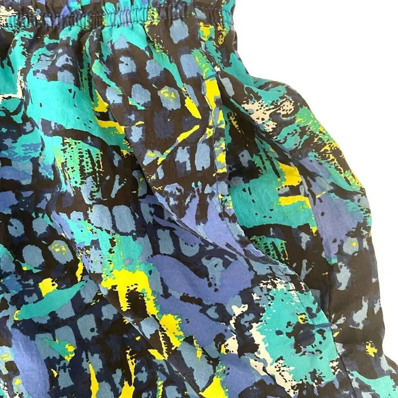 Vtg 90s Nike Shorts Swim Trunks Print All Over Running Baggies Funky Y2k - Picture 4 of 9